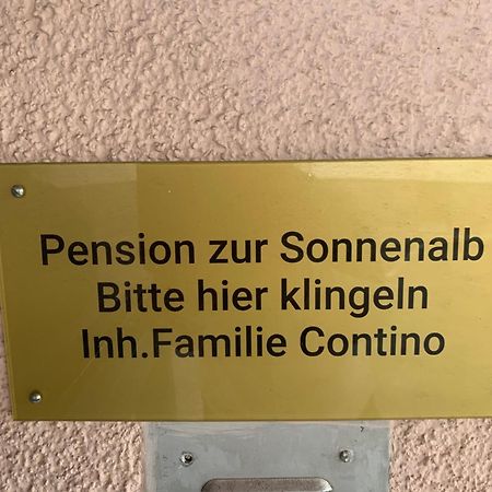 Pension Zur Sonnenalb Bed & Breakfast Sonnenbühl Екстериор снимка